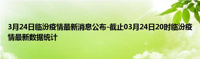 临汾疫情最新动态分析